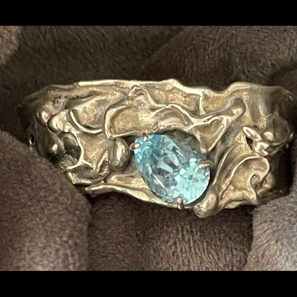 Breathtaking!!! MARKSZ artisan sterling handmade bracelet signed!! Exquisite!!